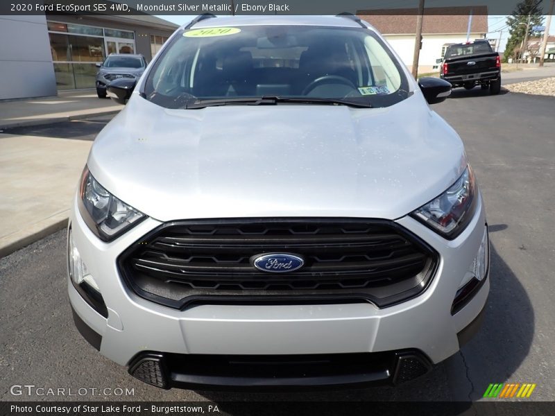 Moondust Silver Metallic / Ebony Black 2020 Ford EcoSport SES 4WD