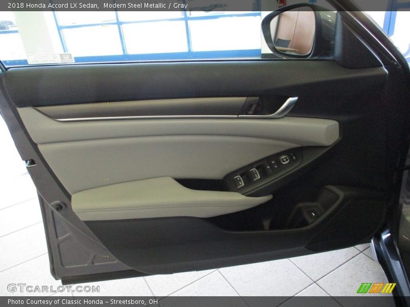 Modern Steel Metallic / Gray 2018 Honda Accord LX Sedan
