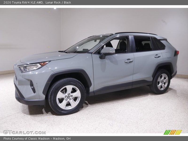 Lunar Rock / Black 2020 Toyota RAV4 XLE AWD