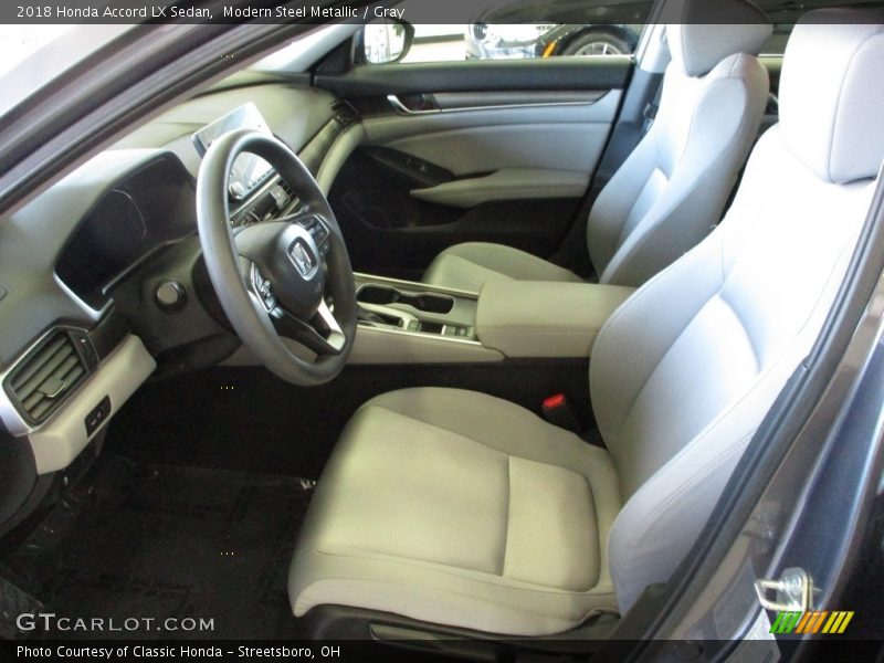 Modern Steel Metallic / Gray 2018 Honda Accord LX Sedan