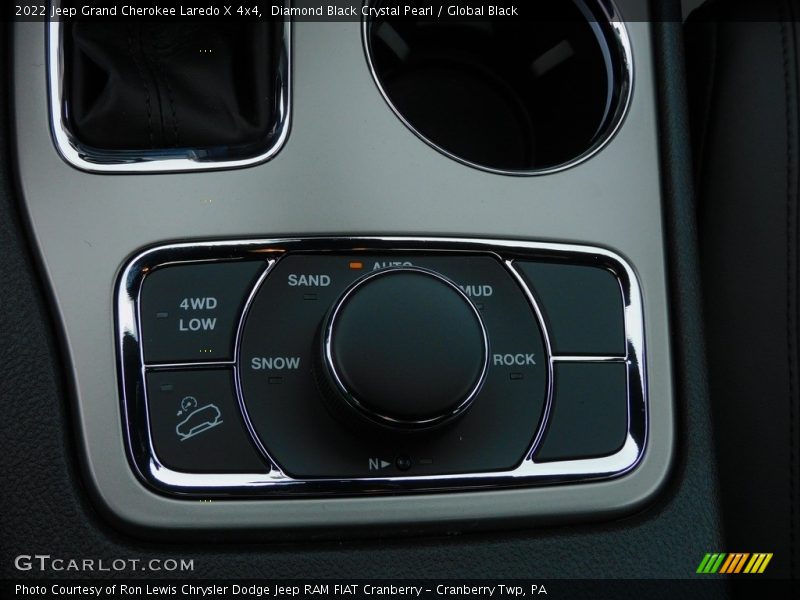 Controls of 2022 Grand Cherokee Laredo X 4x4