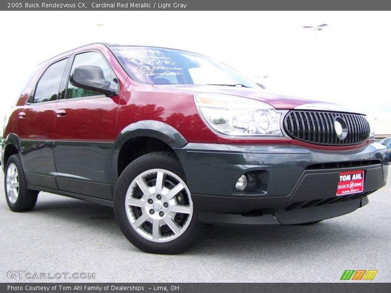 Cardinal Red Metallic / Light Gray 2005 Buick Rendezvous CX