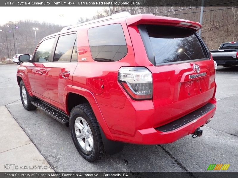 Barcelona Red Metallic / Sand Beige 2017 Toyota 4Runner SR5 Premium 4x4