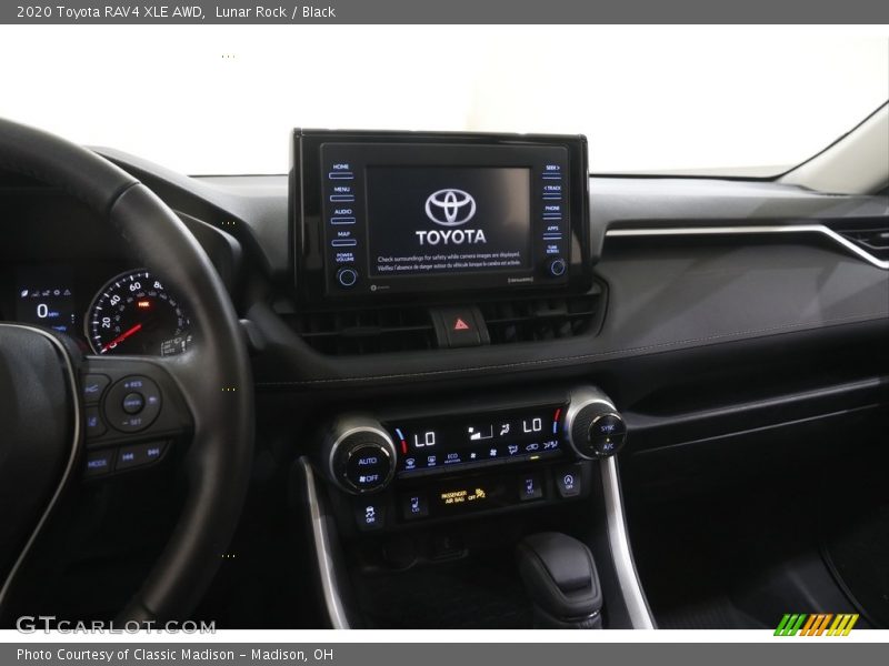 Lunar Rock / Black 2020 Toyota RAV4 XLE AWD