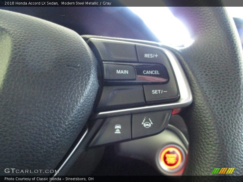 Modern Steel Metallic / Gray 2018 Honda Accord LX Sedan