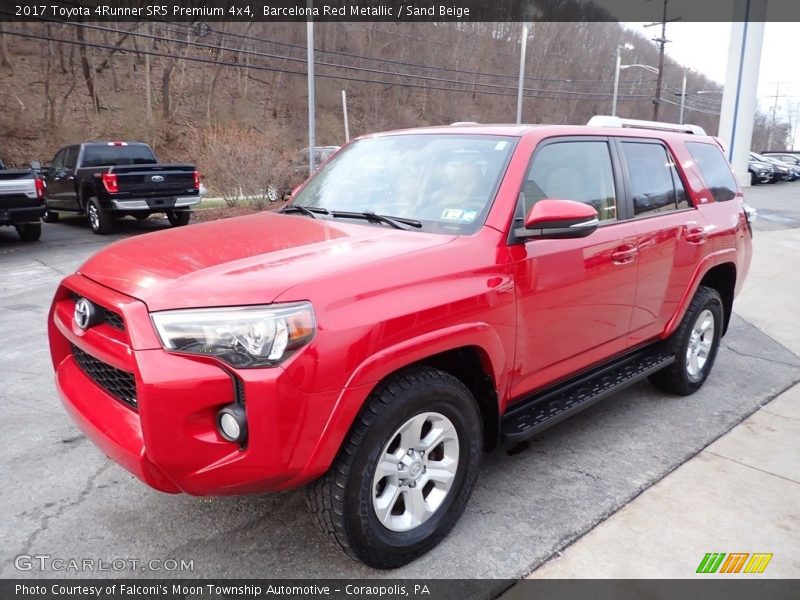 Barcelona Red Metallic / Sand Beige 2017 Toyota 4Runner SR5 Premium 4x4
