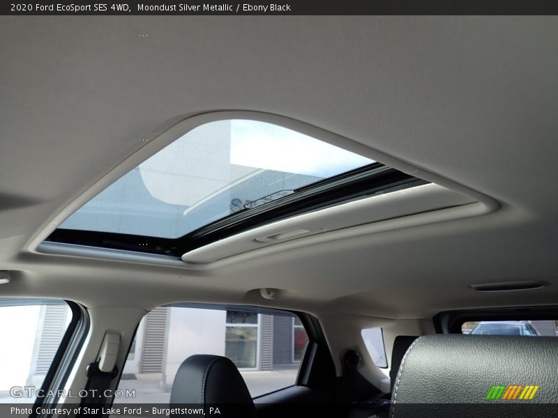 Moondust Silver Metallic / Ebony Black 2020 Ford EcoSport SES 4WD