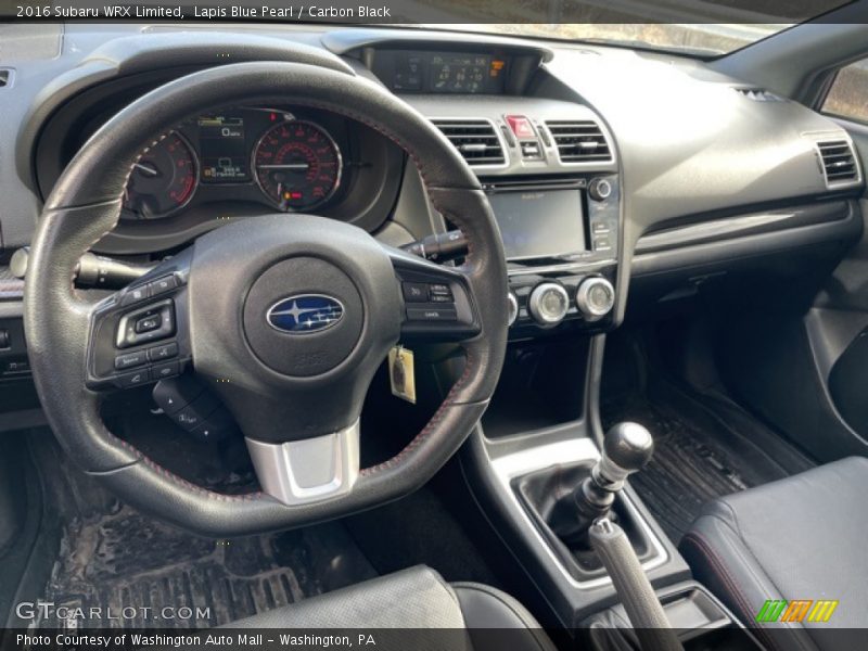 Lapis Blue Pearl / Carbon Black 2016 Subaru WRX Limited