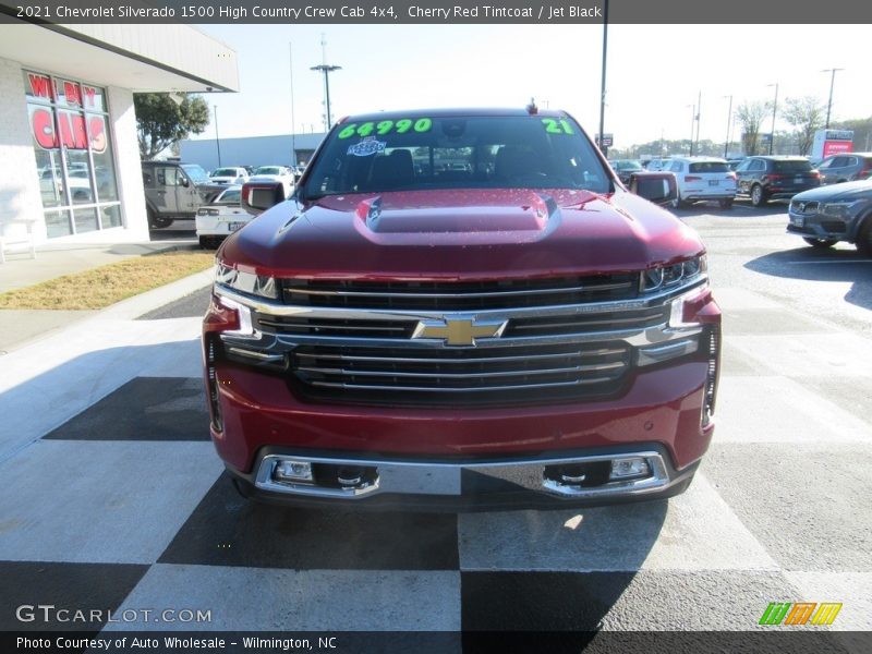 Cherry Red Tintcoat / Jet Black 2021 Chevrolet Silverado 1500 High Country Crew Cab 4x4