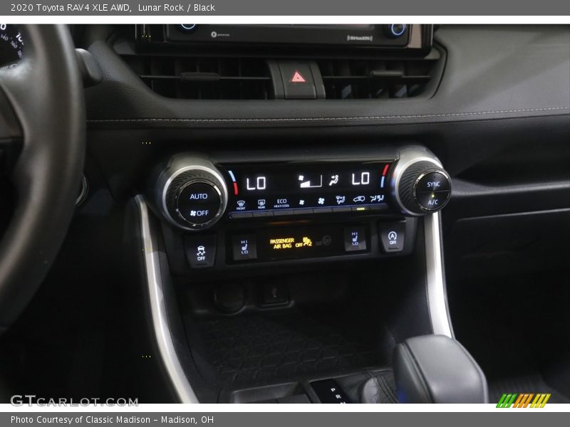 Lunar Rock / Black 2020 Toyota RAV4 XLE AWD