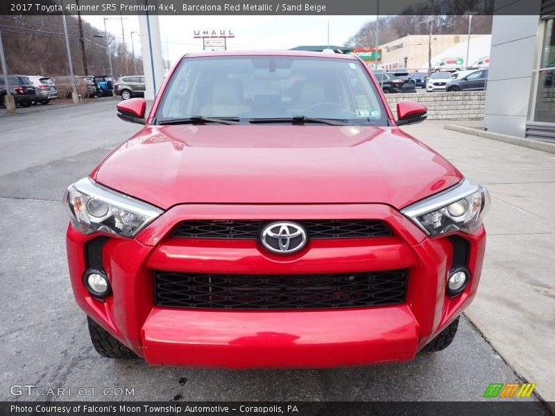 Barcelona Red Metallic / Sand Beige 2017 Toyota 4Runner SR5 Premium 4x4