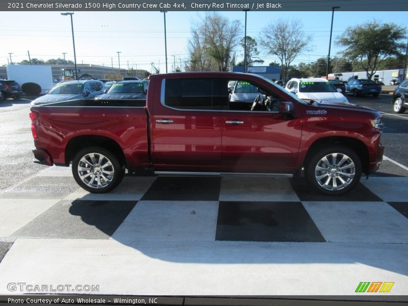 Cherry Red Tintcoat / Jet Black 2021 Chevrolet Silverado 1500 High Country Crew Cab 4x4
