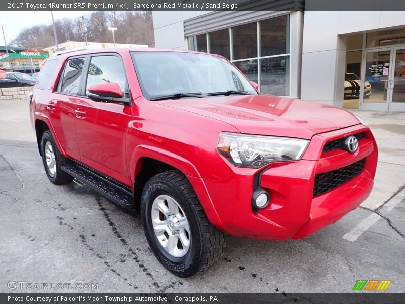Barcelona Red Metallic / Sand Beige 2017 Toyota 4Runner SR5 Premium 4x4