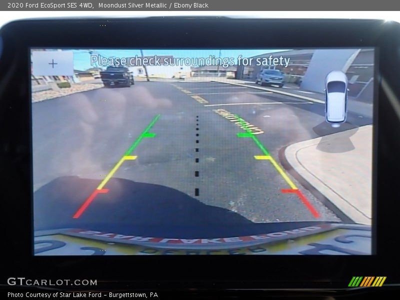 Moondust Silver Metallic / Ebony Black 2020 Ford EcoSport SES 4WD