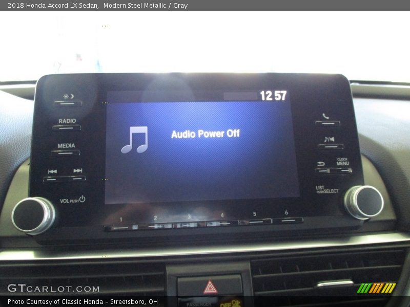 Modern Steel Metallic / Gray 2018 Honda Accord LX Sedan