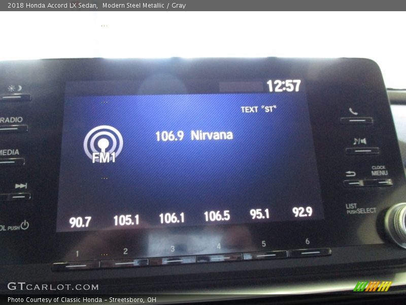 Modern Steel Metallic / Gray 2018 Honda Accord LX Sedan