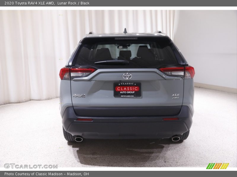 Lunar Rock / Black 2020 Toyota RAV4 XLE AWD