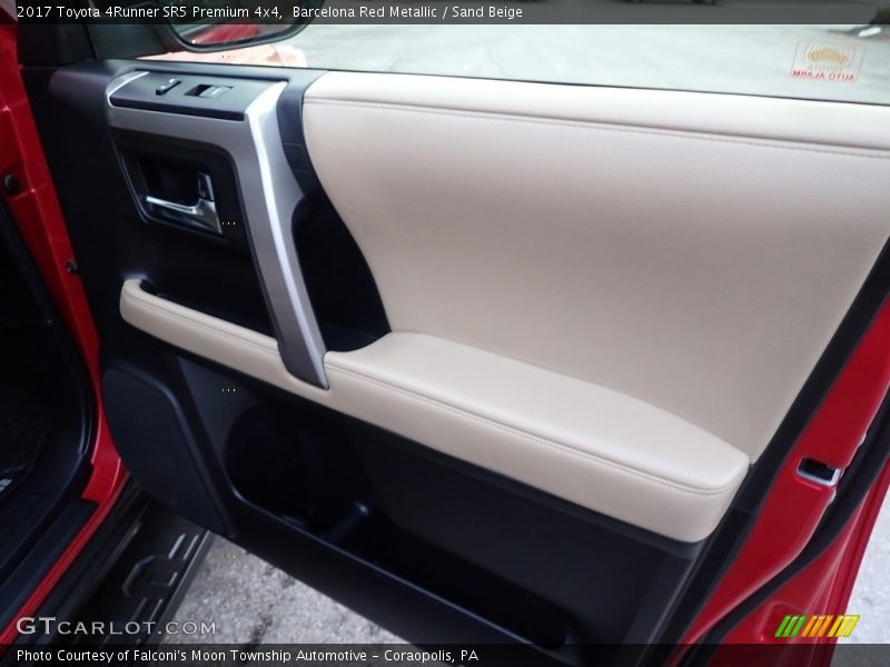 Barcelona Red Metallic / Sand Beige 2017 Toyota 4Runner SR5 Premium 4x4