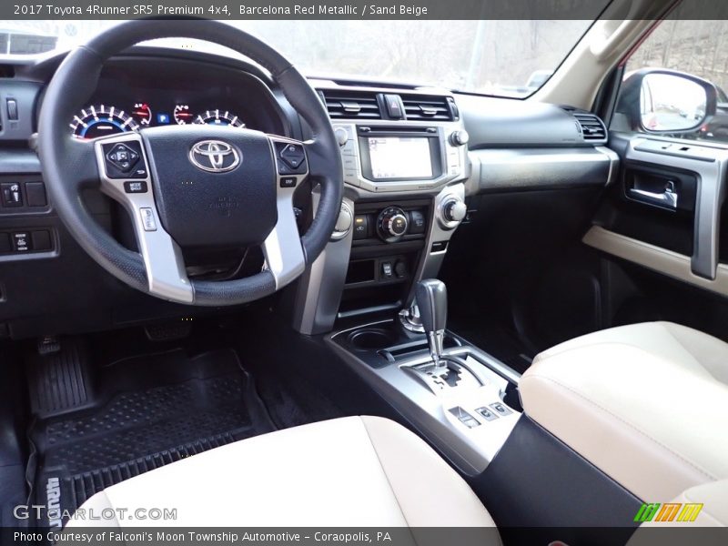 Barcelona Red Metallic / Sand Beige 2017 Toyota 4Runner SR5 Premium 4x4