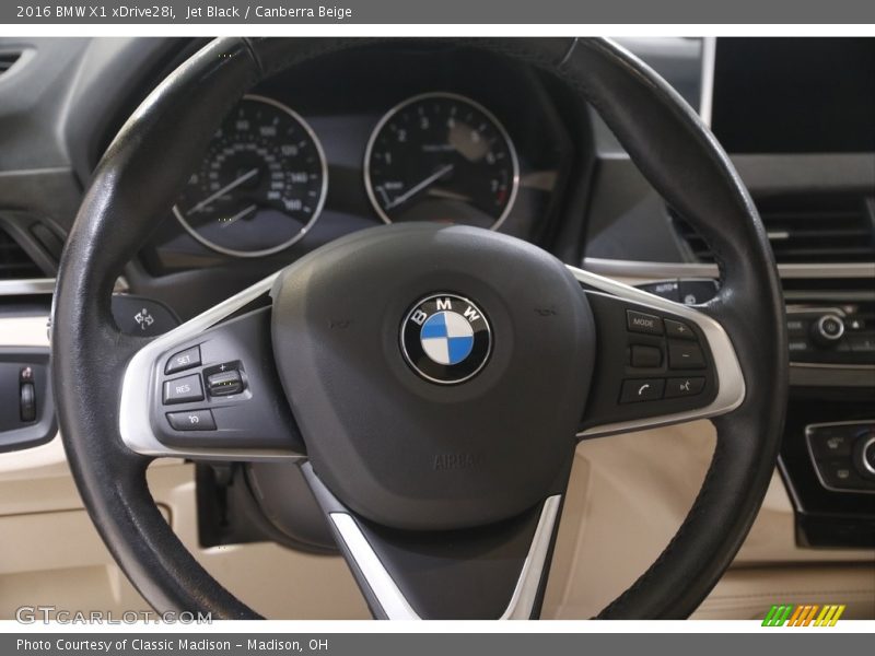 Jet Black / Canberra Beige 2016 BMW X1 xDrive28i