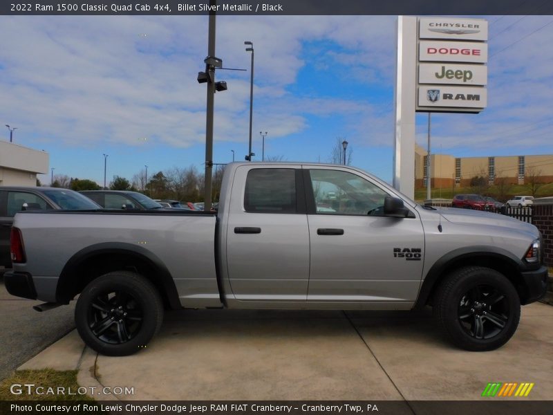 Billet Silver Metallic / Black 2022 Ram 1500 Classic Quad Cab 4x4