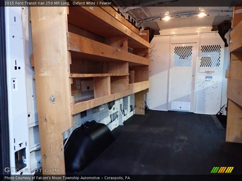 Oxford White / Pewter 2015 Ford Transit Van 250 MR Long