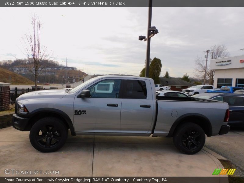 Billet Silver Metallic / Black 2022 Ram 1500 Classic Quad Cab 4x4