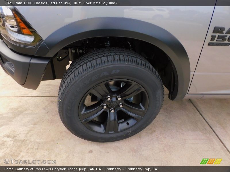 Billet Silver Metallic / Black 2022 Ram 1500 Classic Quad Cab 4x4