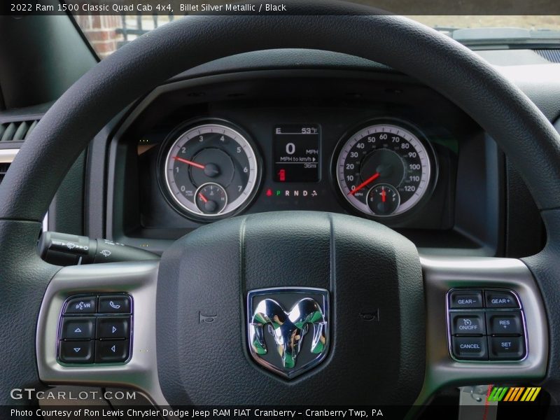 Billet Silver Metallic / Black 2022 Ram 1500 Classic Quad Cab 4x4