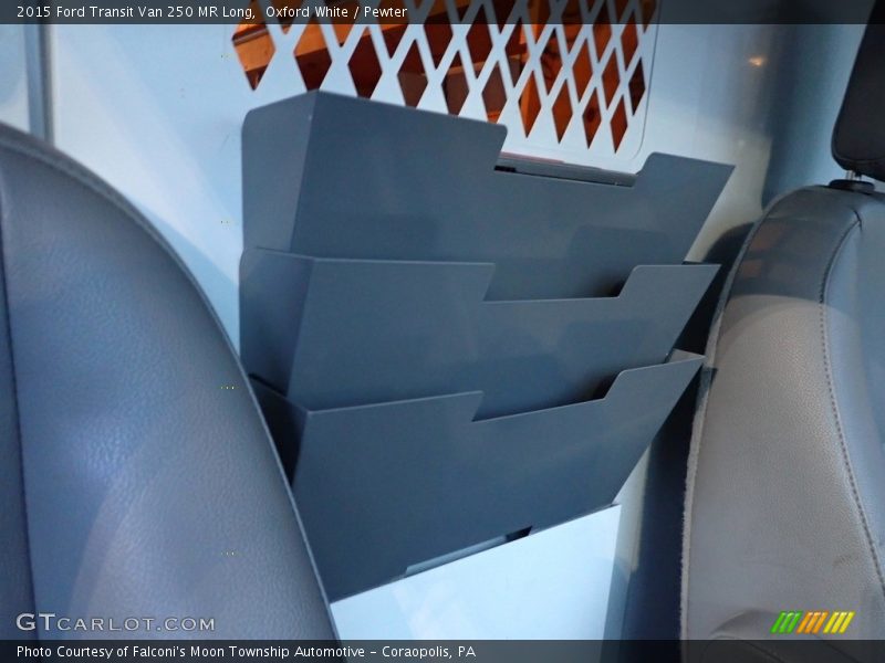 Oxford White / Pewter 2015 Ford Transit Van 250 MR Long