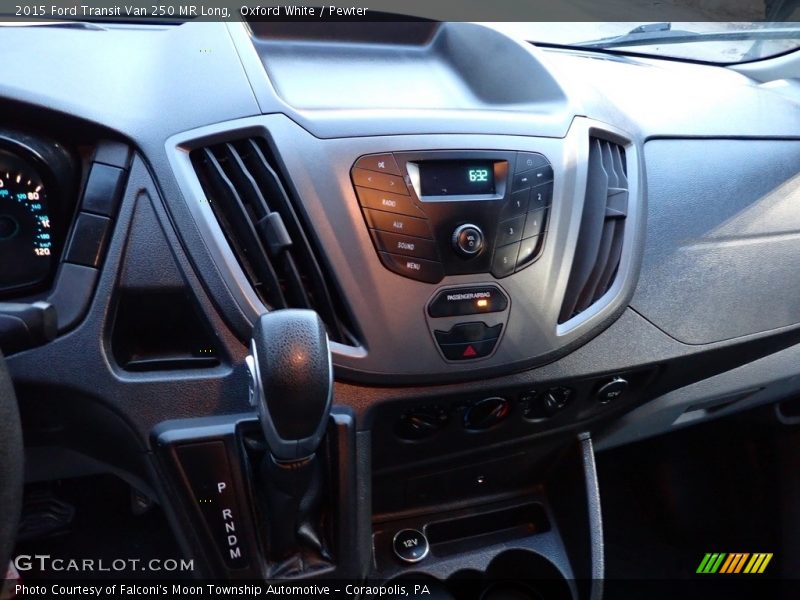 Oxford White / Pewter 2015 Ford Transit Van 250 MR Long