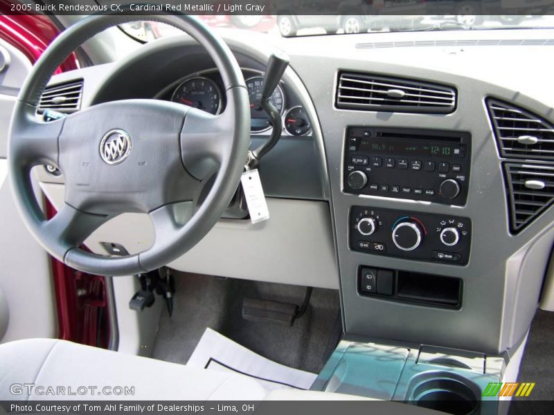 Cardinal Red Metallic / Light Gray 2005 Buick Rendezvous CX