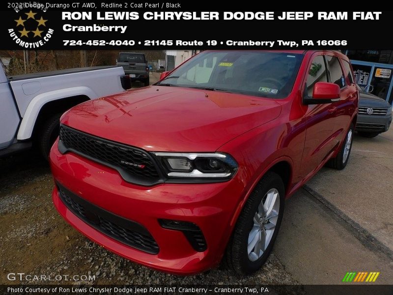 Redline 2 Coat Pearl / Black 2022 Dodge Durango GT AWD