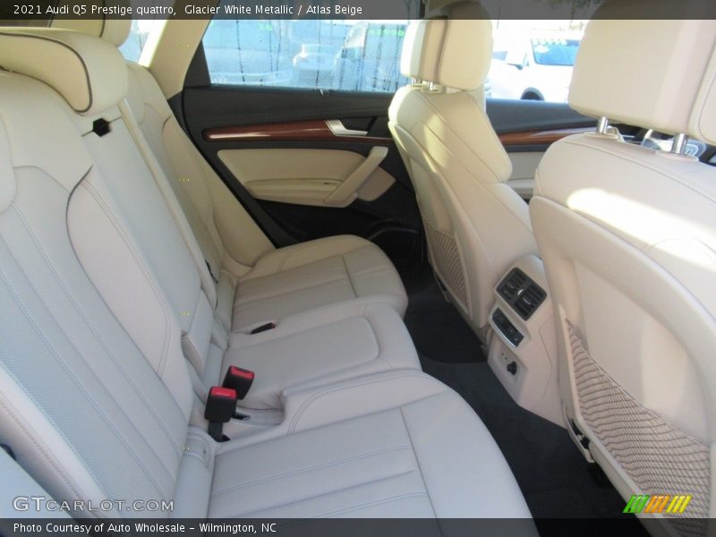 Glacier White Metallic / Atlas Beige 2021 Audi Q5 Prestige quattro