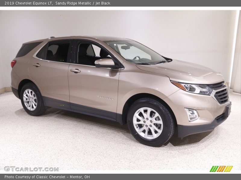Sandy Ridge Metallic / Jet Black 2019 Chevrolet Equinox LT