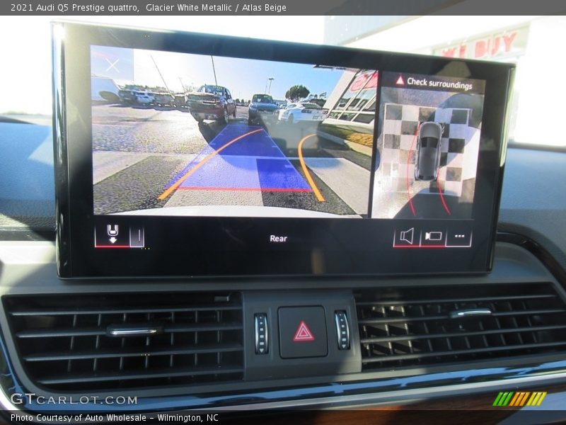 Glacier White Metallic / Atlas Beige 2021 Audi Q5 Prestige quattro
