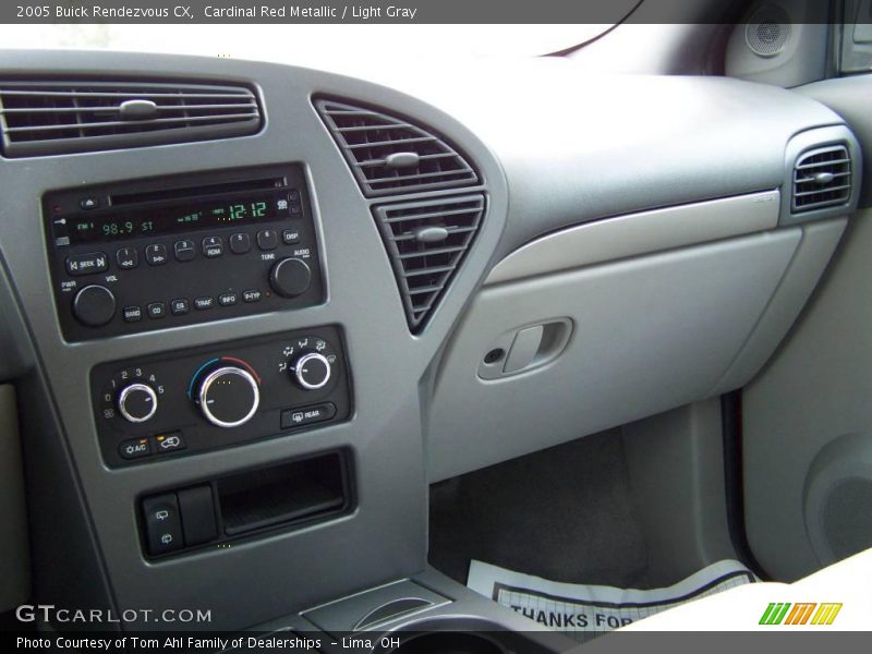 Cardinal Red Metallic / Light Gray 2005 Buick Rendezvous CX
