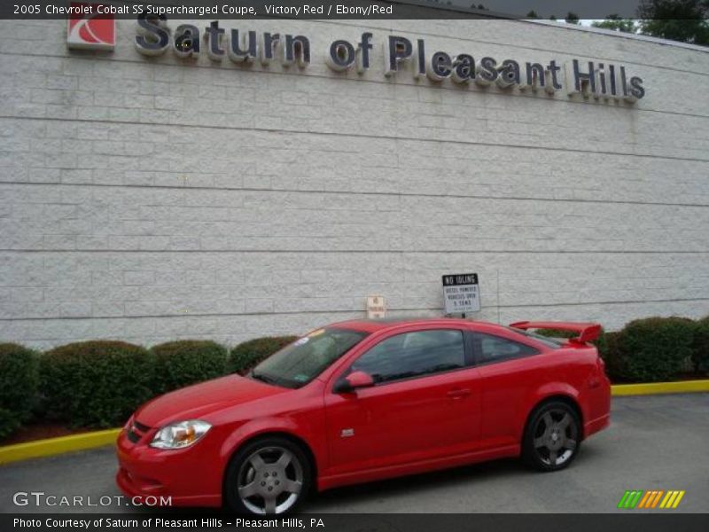 Victory Red / Ebony/Red 2005 Chevrolet Cobalt SS Supercharged Coupe