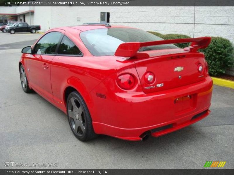 Victory Red / Ebony/Red 2005 Chevrolet Cobalt SS Supercharged Coupe
