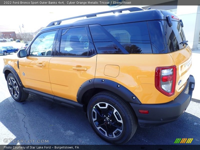Cyber Orange Metallic Tricoat / Ebony/Roast 2022 Ford Bronco Sport Outer Banks 4x4