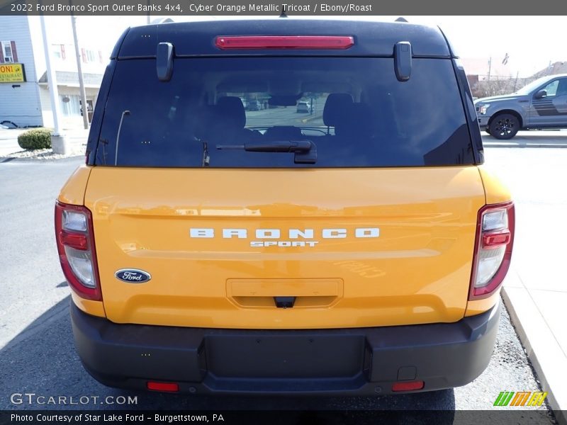 Cyber Orange Metallic Tricoat / Ebony/Roast 2022 Ford Bronco Sport Outer Banks 4x4