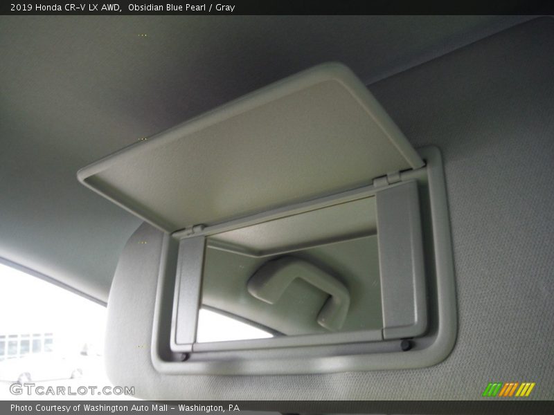 Obsidian Blue Pearl / Gray 2019 Honda CR-V LX AWD