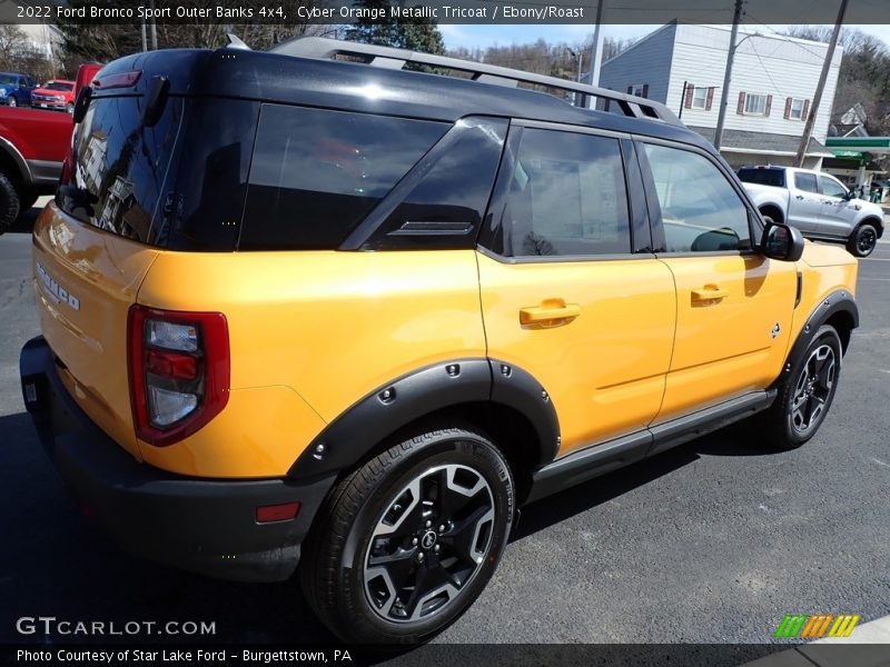 Cyber Orange Metallic Tricoat / Ebony/Roast 2022 Ford Bronco Sport Outer Banks 4x4