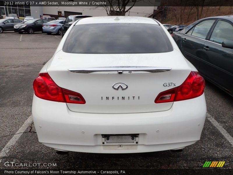 Moonlight White / Graphite 2012 Infiniti G 37 x AWD Sedan