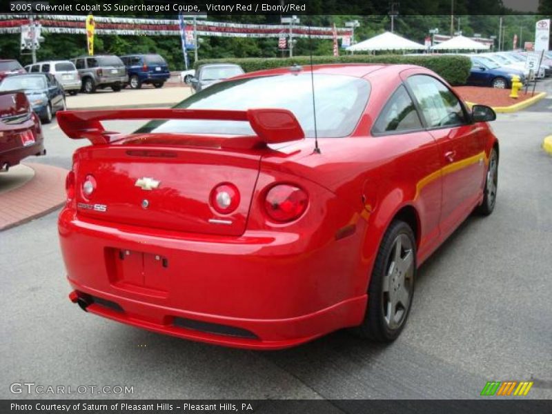 Victory Red / Ebony/Red 2005 Chevrolet Cobalt SS Supercharged Coupe