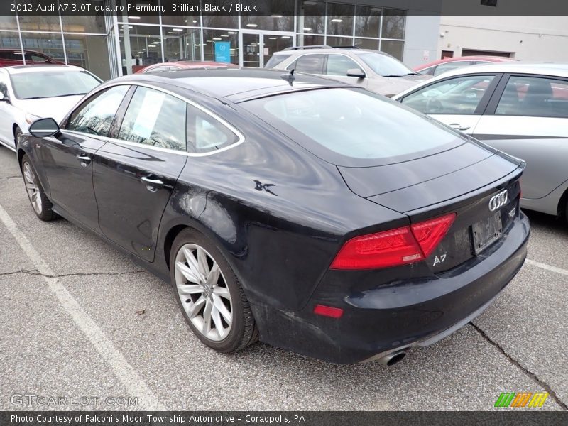 Brilliant Black / Black 2012 Audi A7 3.0T quattro Premium