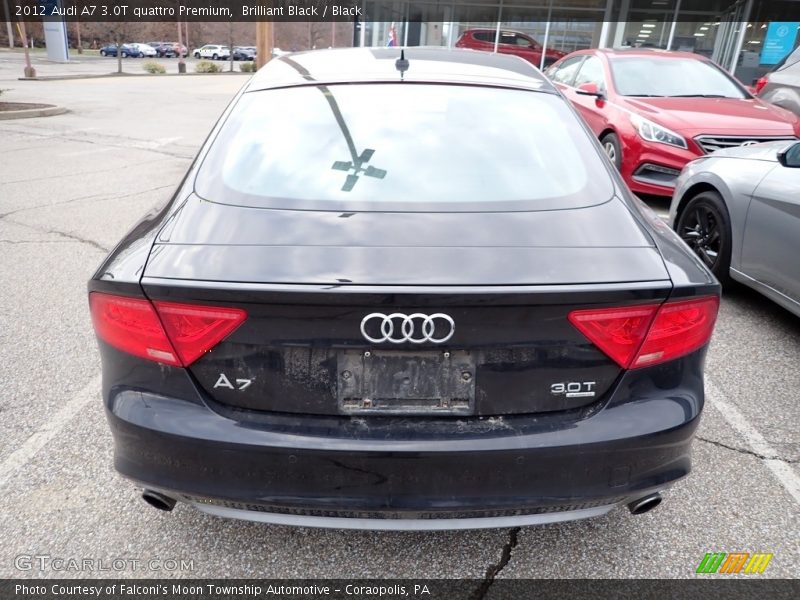 Brilliant Black / Black 2012 Audi A7 3.0T quattro Premium
