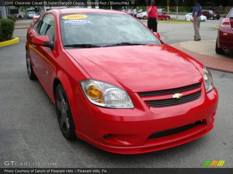 Victory Red / Ebony/Red 2005 Chevrolet Cobalt SS Supercharged Coupe