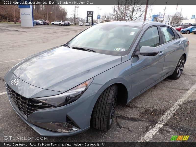 Electric Shadow / Medium Gray 2021 Hyundai Elantra Limited