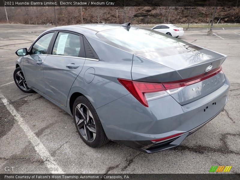 Electric Shadow / Medium Gray 2021 Hyundai Elantra Limited